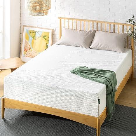 Zinus 12 Inch Green Tea Essential Memory FoamMattress, Bed-in-a-Box, CertiPUR-US Certified, Full, White - SHOP NO2CO2